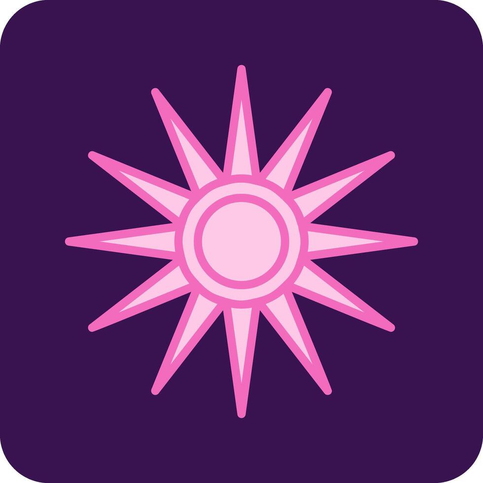 Optical Raditon Vector Icon