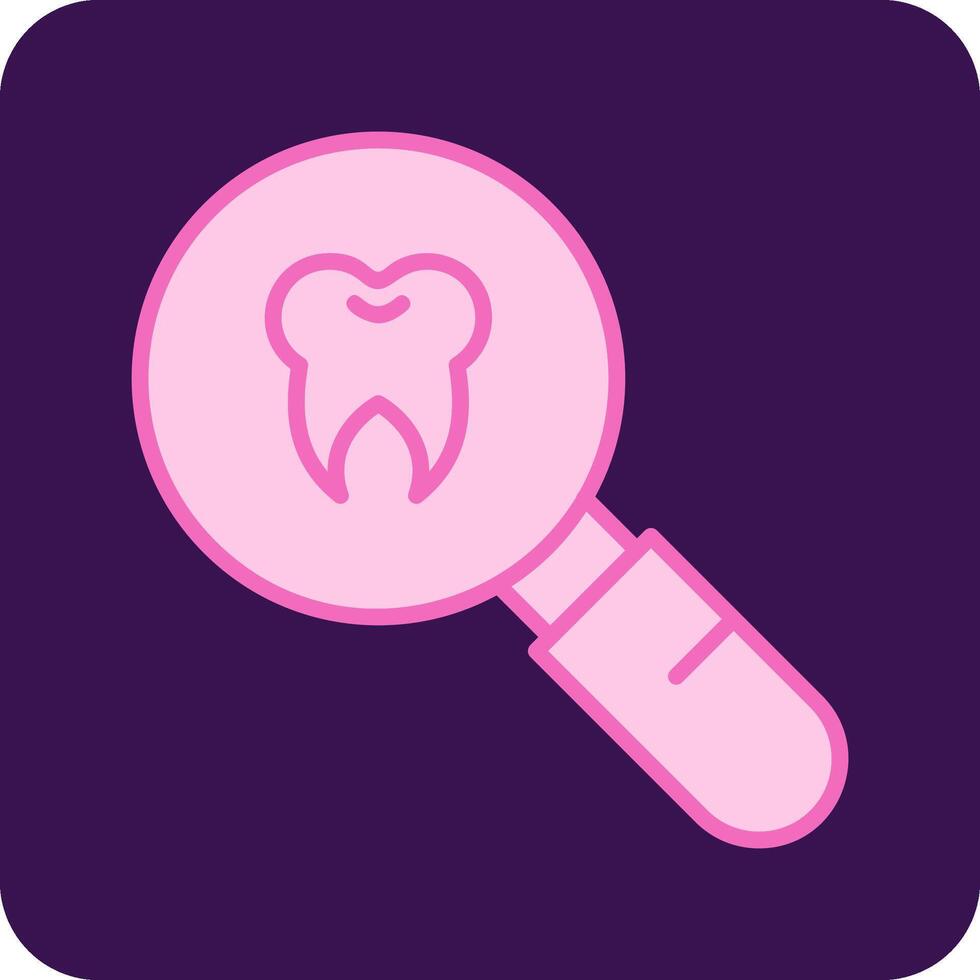 dental chequeo vector icono