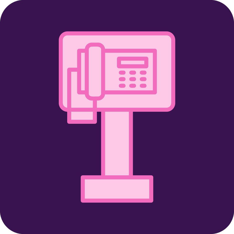 Public Phone Vector Icon