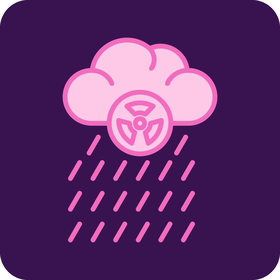 Acid Rain Vector Icon