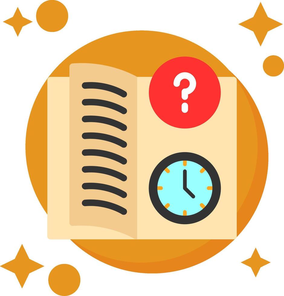 Quiz Flex Tailed Color Icon vector