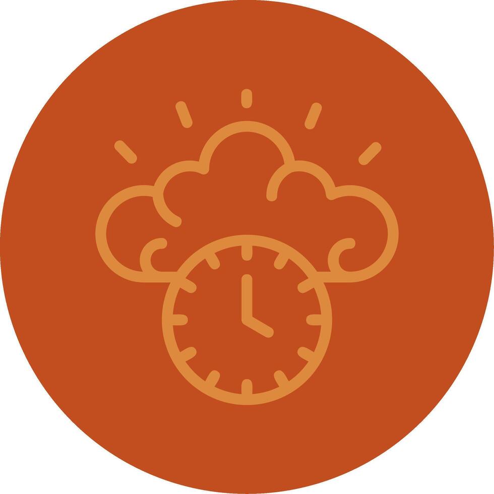 Quick Smart Line Multi color Icon vector