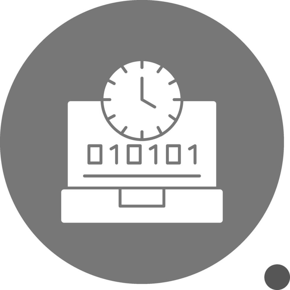 Swift Flex Glyph Shadow Icon vector