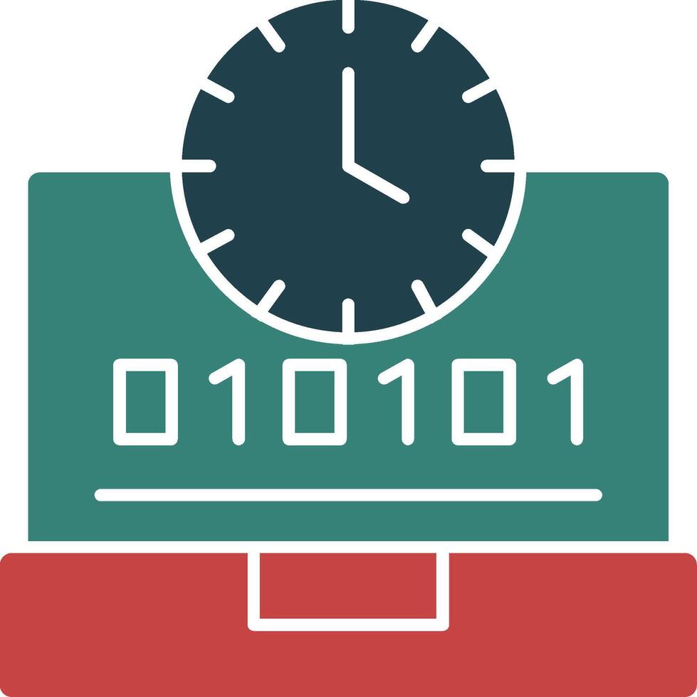 Swift Flex Glyph Two Color Icon vector