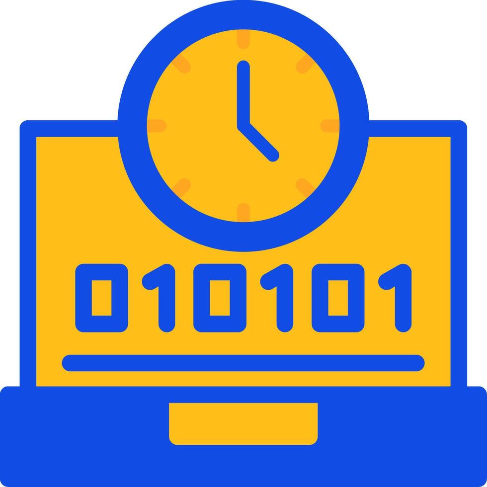 Swift Flex Flat Two Color Icon vector