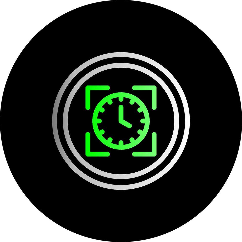 Snap Flex Dual Gradient Circle Icon vector