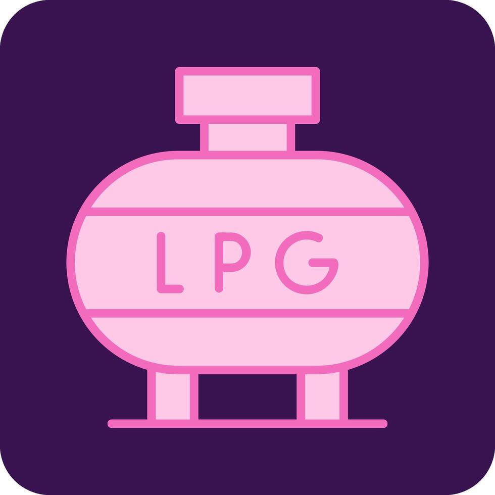 Liquefied Petroleum Gas Vector Icon