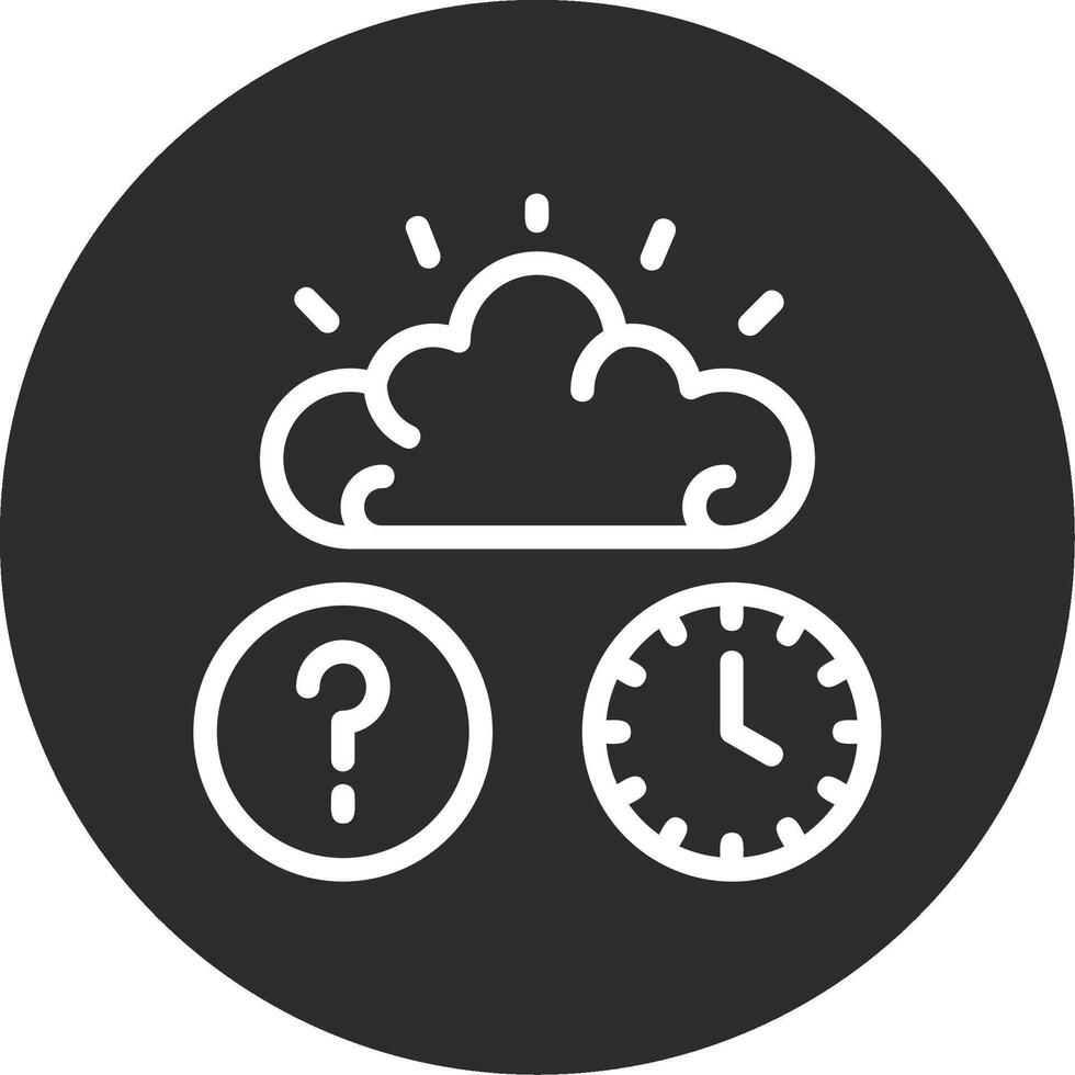 Quiz Flex IQ Inverted Icon vector