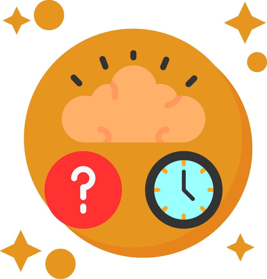 Quiz Flex IQ Tailed Color Icon vector