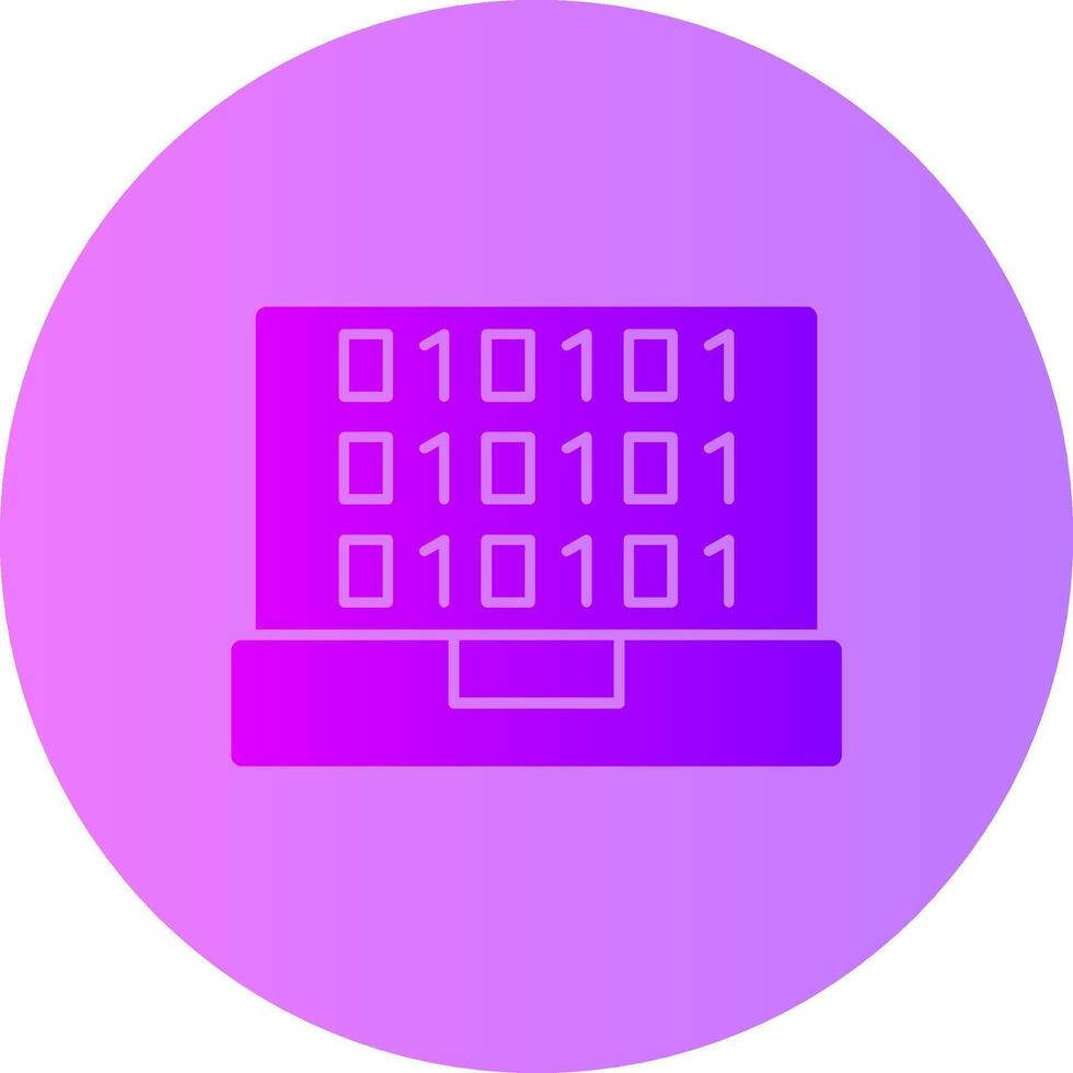 Swift Rush Gradient Circle Icon vector