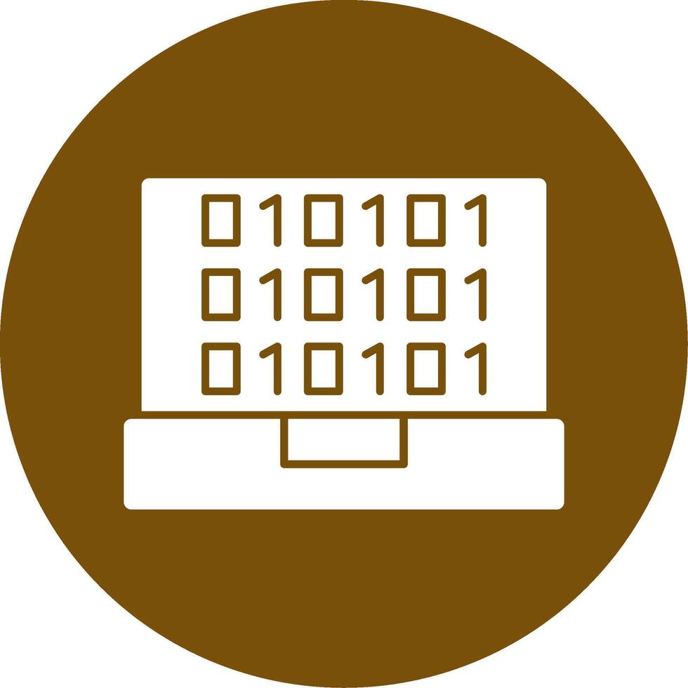 Swift Rush Glyph Circle Icon vector