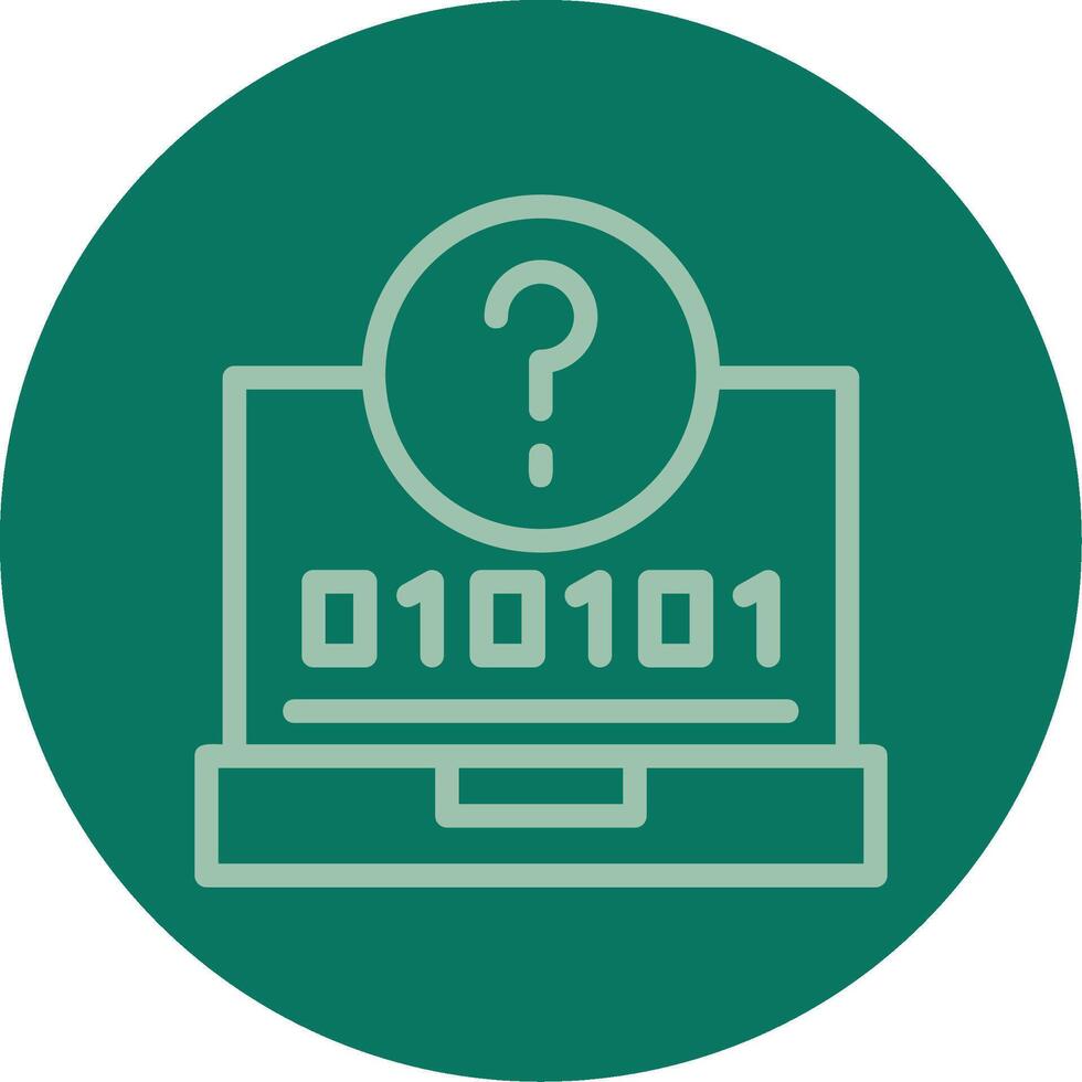 Quiz Swift Line Multi color Icon vector
