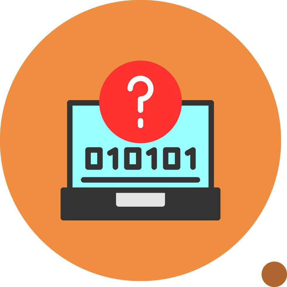 Quiz Swift Flat Shadow Icon vector