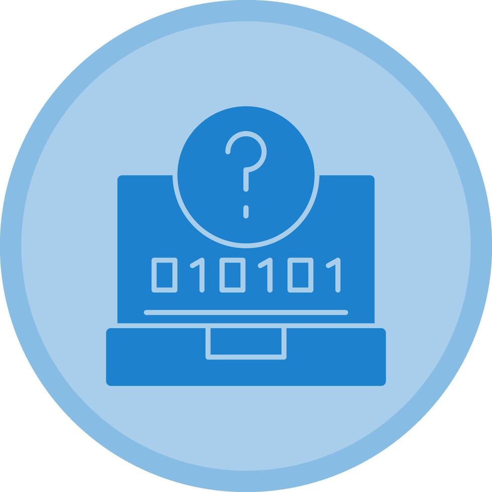 Quiz Swift Multicolor Circle Icon vector