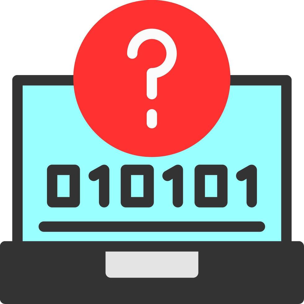 Quiz Swift Flat Icon vector