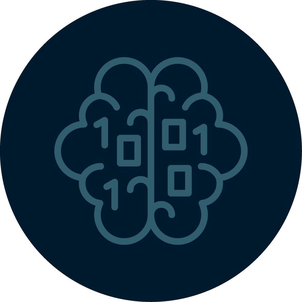 Mind Rush Line Multi color Icon vector