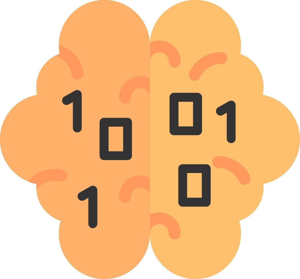 Mind Rush Flat Icon vector