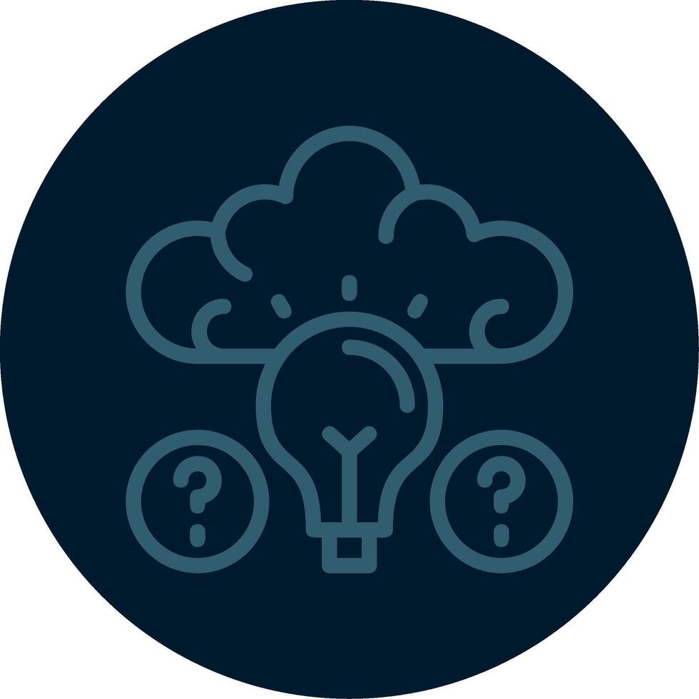 Quiz Wiz IQ Line Multi color Icon vector