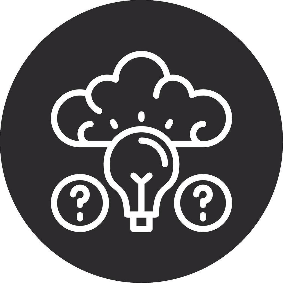 Quiz Wiz IQ Inverted Icon vector