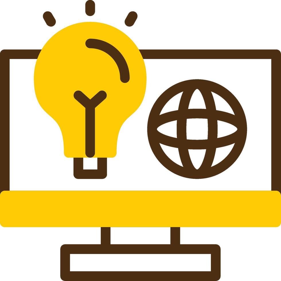 Swift Wiz Yellow Lieanr Circle Icon vector