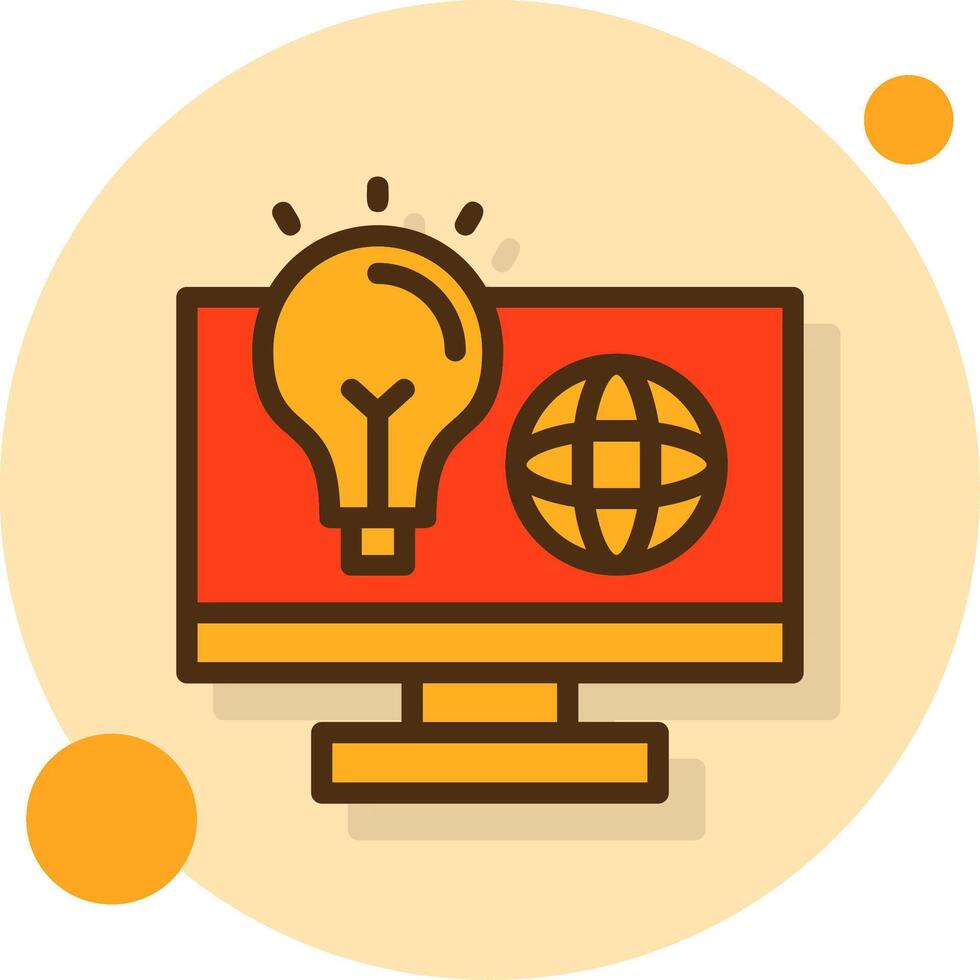 Swift Wiz Filled Shadow Circle Icon vector