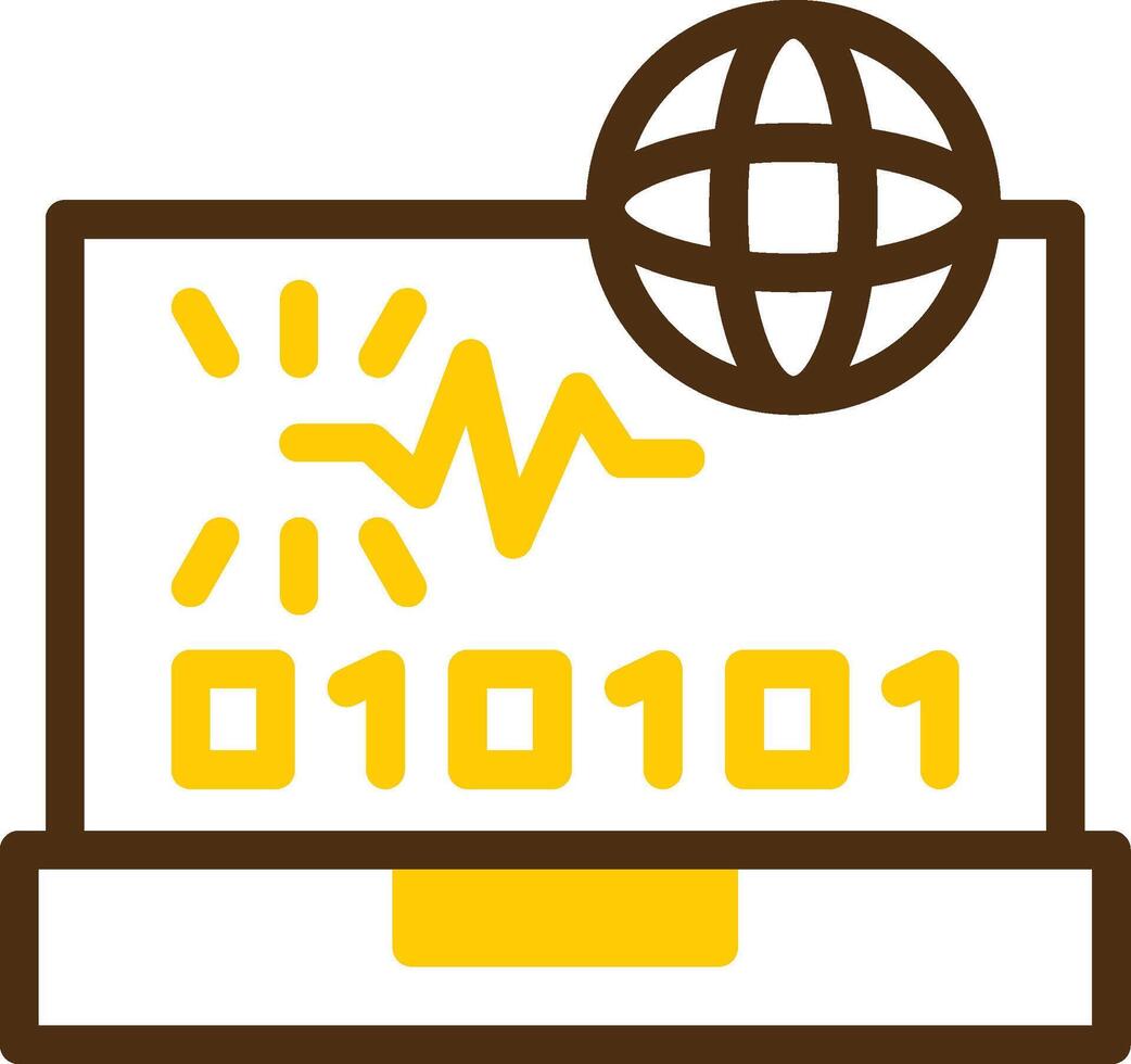 Swift Spark Yellow Lieanr Circle Icon vector