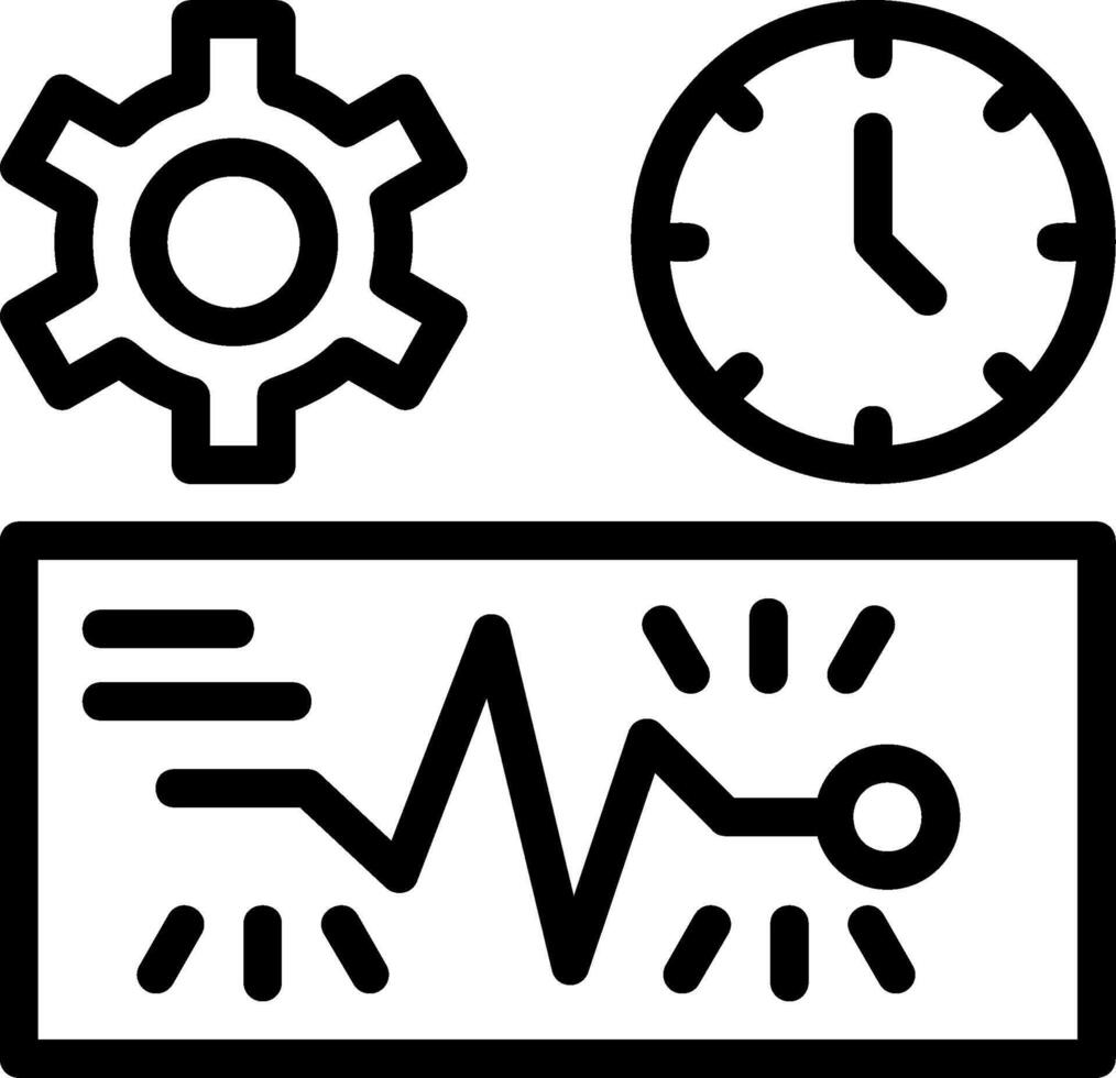 Quick Spark Line Icon vector