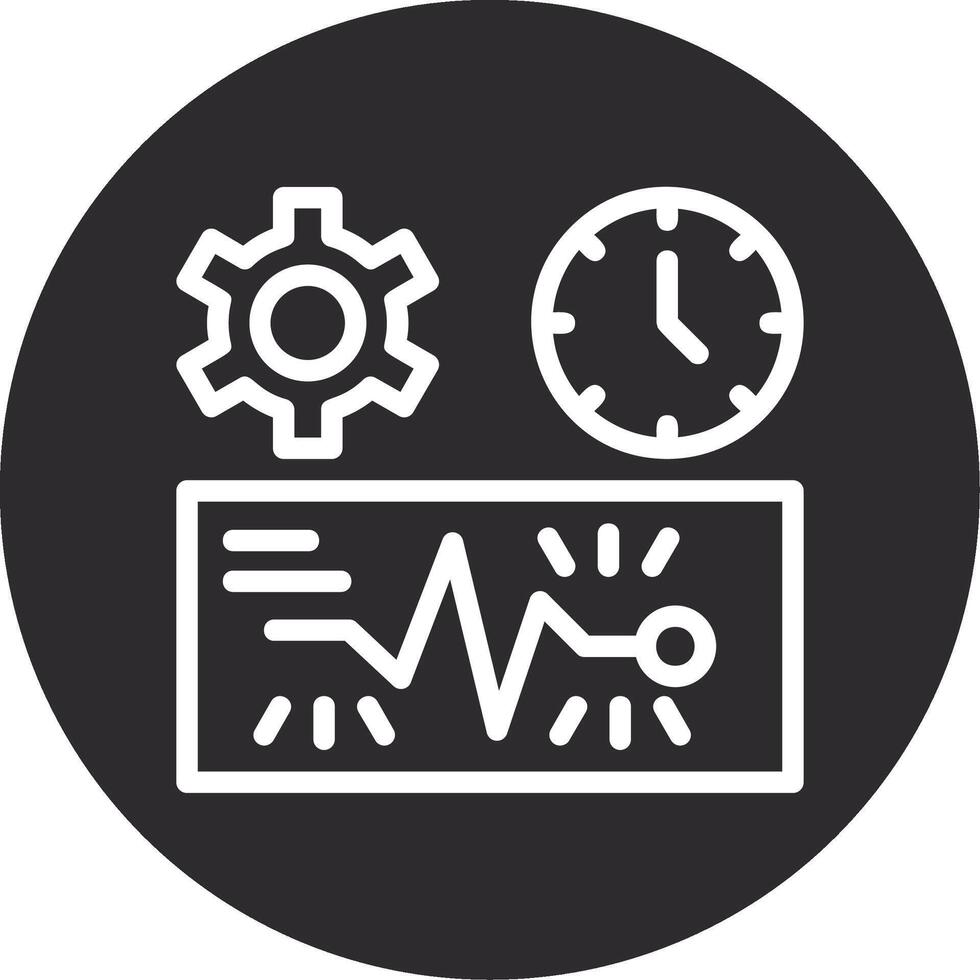 Quick Spark Inverted Icon vector