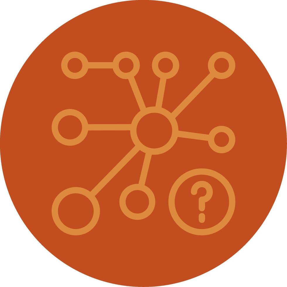 Quiz Lift Line Multi color Icon vector