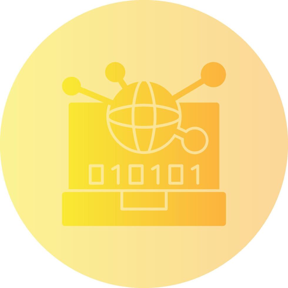 Swift Lift Gradient Circle Icon vector
