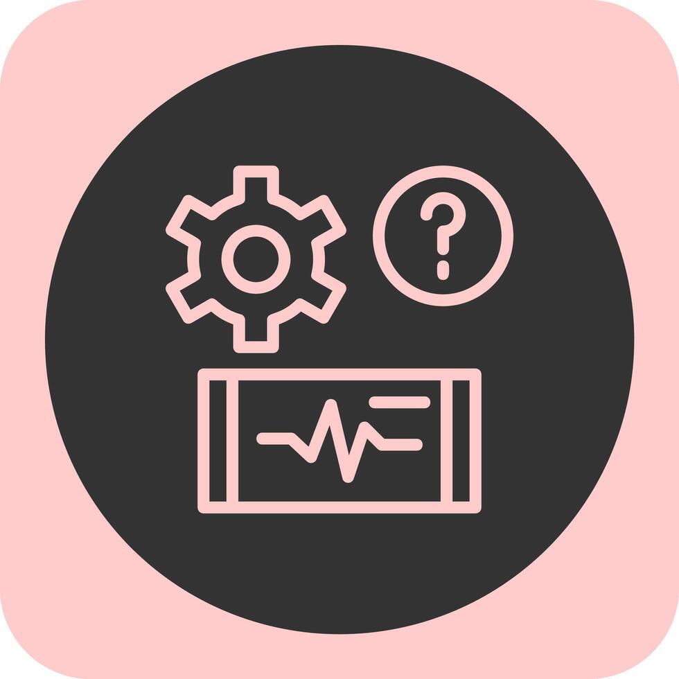 examen legumbres lineal redondo icono vector