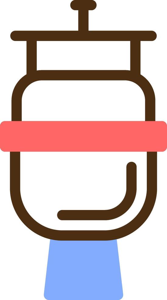 Toilet Color Filled Icon vector