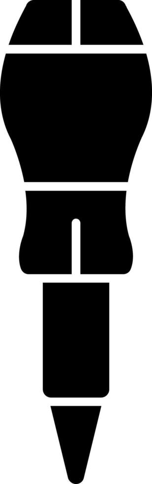 Screwdriver Glyph Icon vector