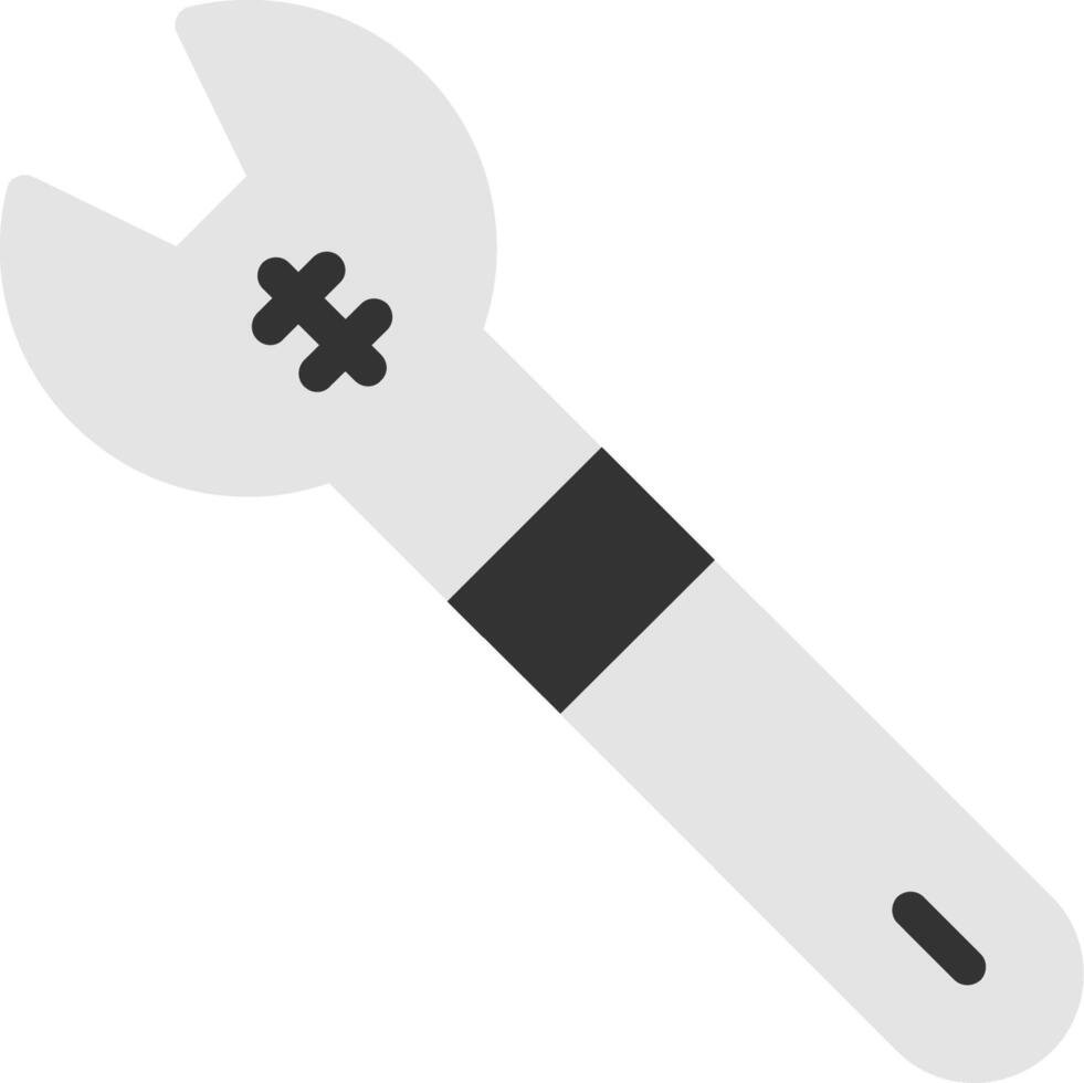 Wrench Flat Icon vector