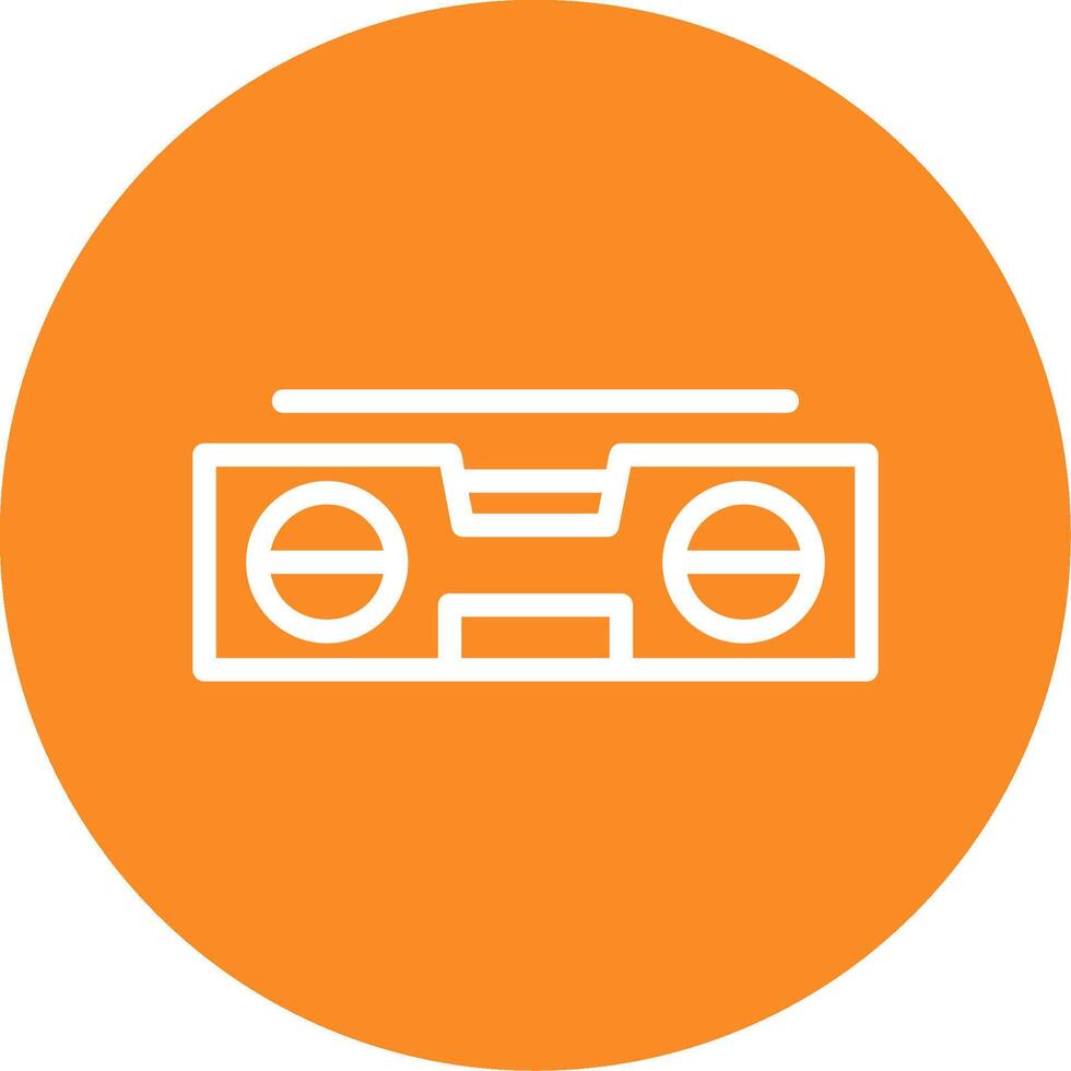 Level Outline Circle Icon vector