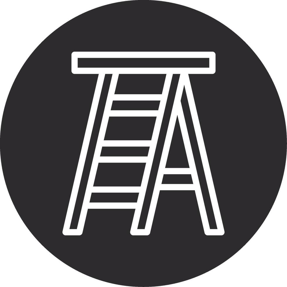Ladder Inverted Icon vector