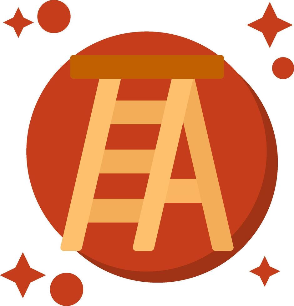 Ladder Tailed Color Icon vector