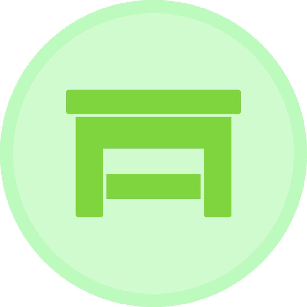 Step Stool Multicolor Circle Icon vector