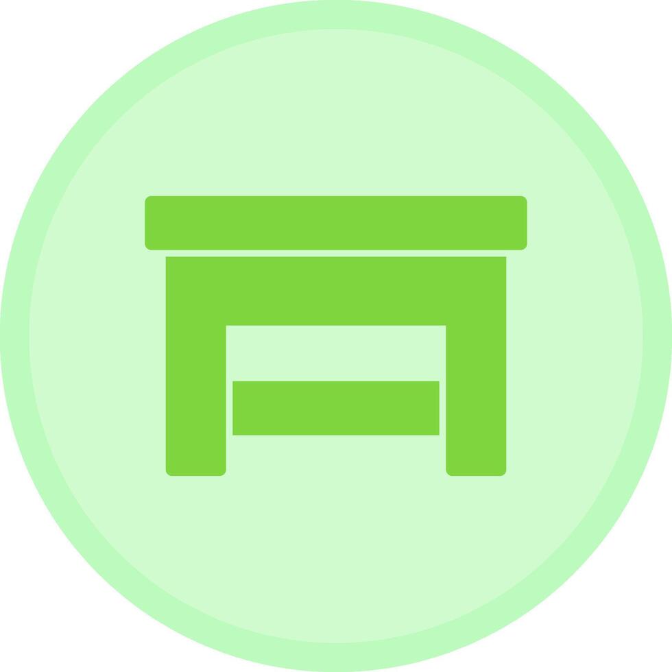 Step Stool Multicolor Circle Icon vector