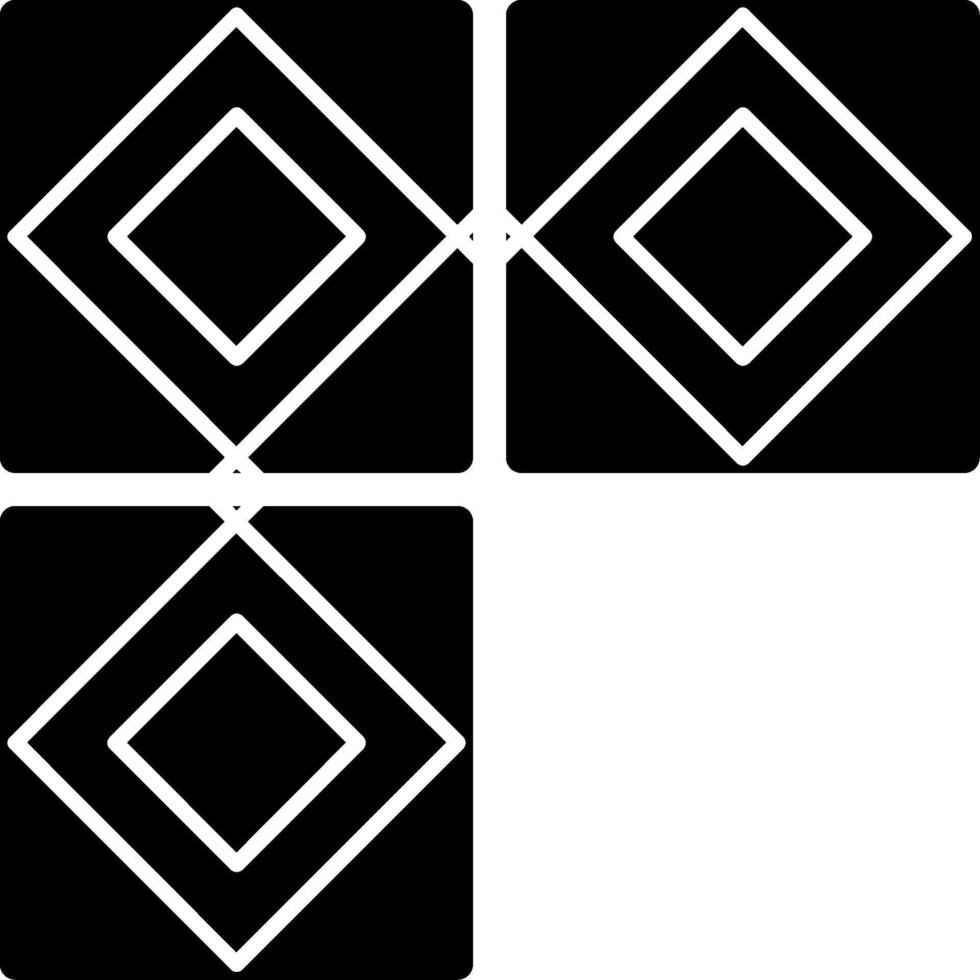 Tiles Glyph Icon vector