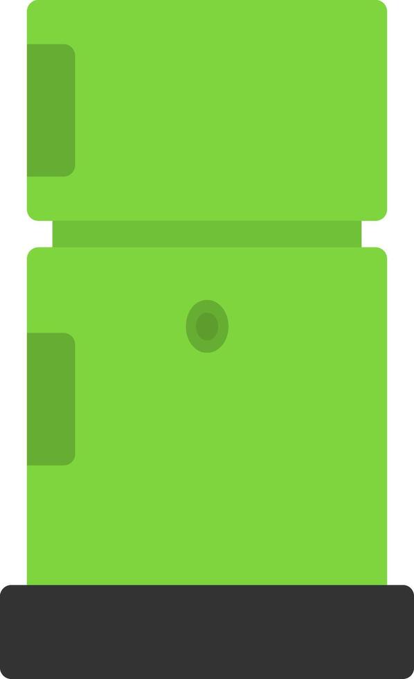 Refrigerator Flat Icon vector