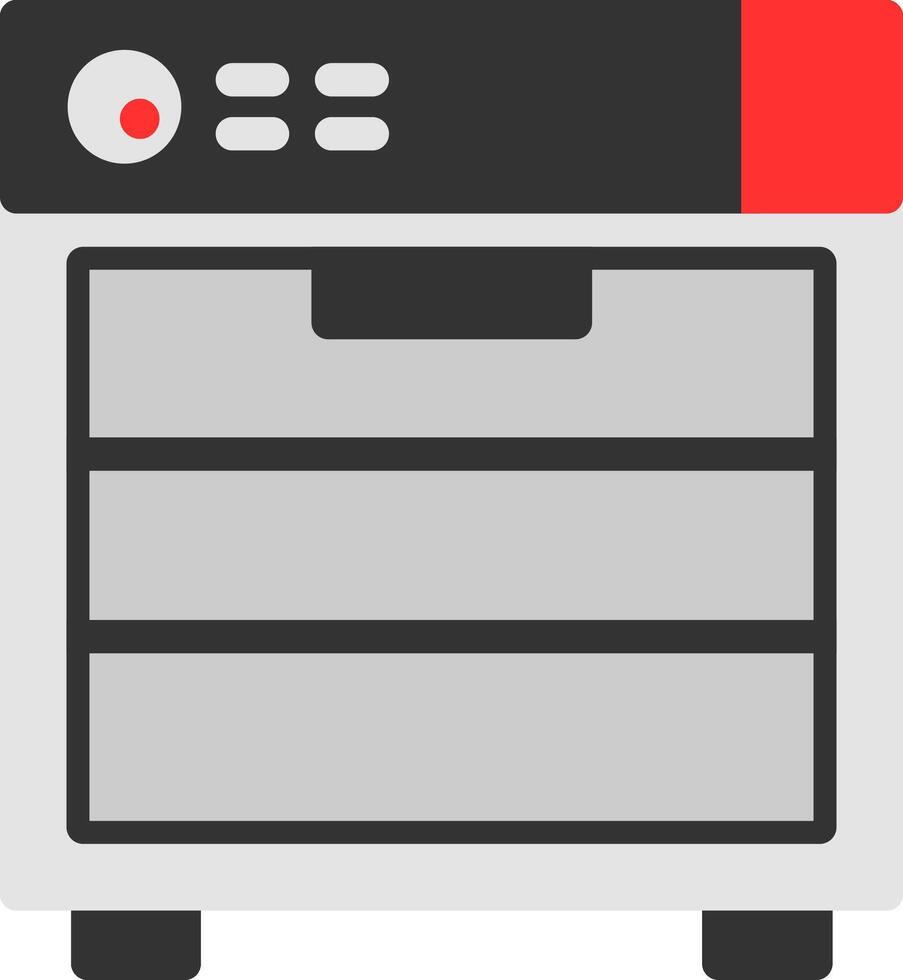 Dishwasher Flat Icon vector