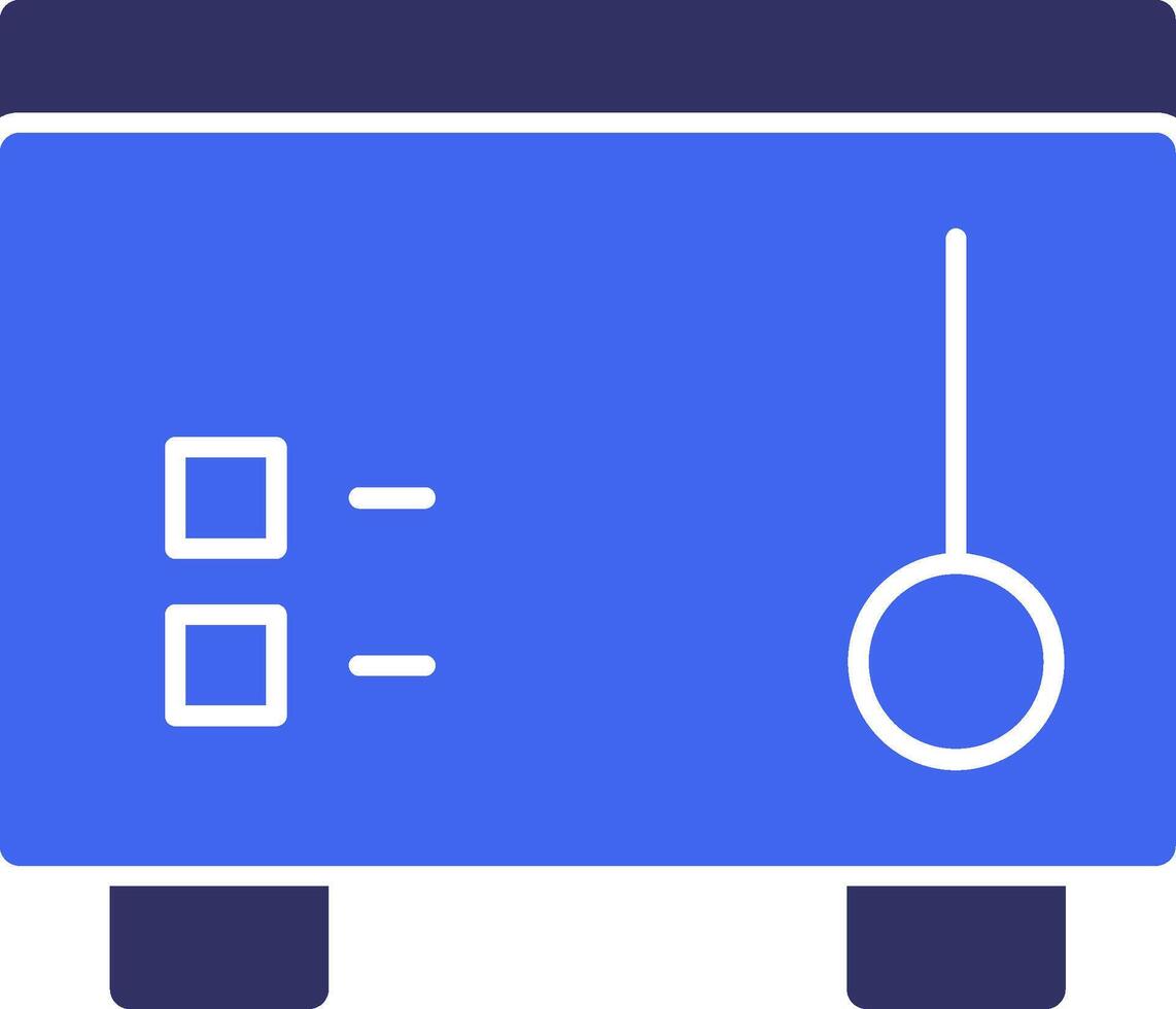 Toaster Solid Two Color Icon vector