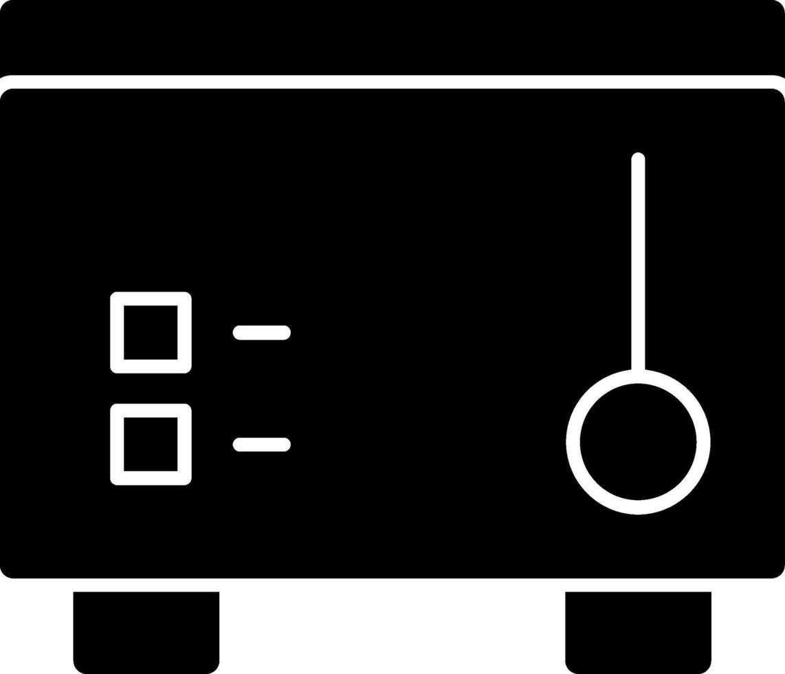 Toaster Glyph Icon vector