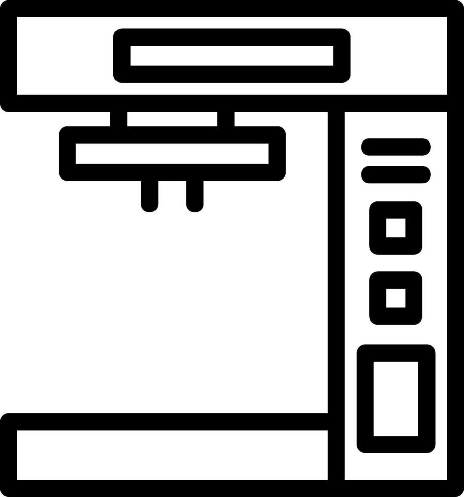 Coffee Maker Line Icon vector
