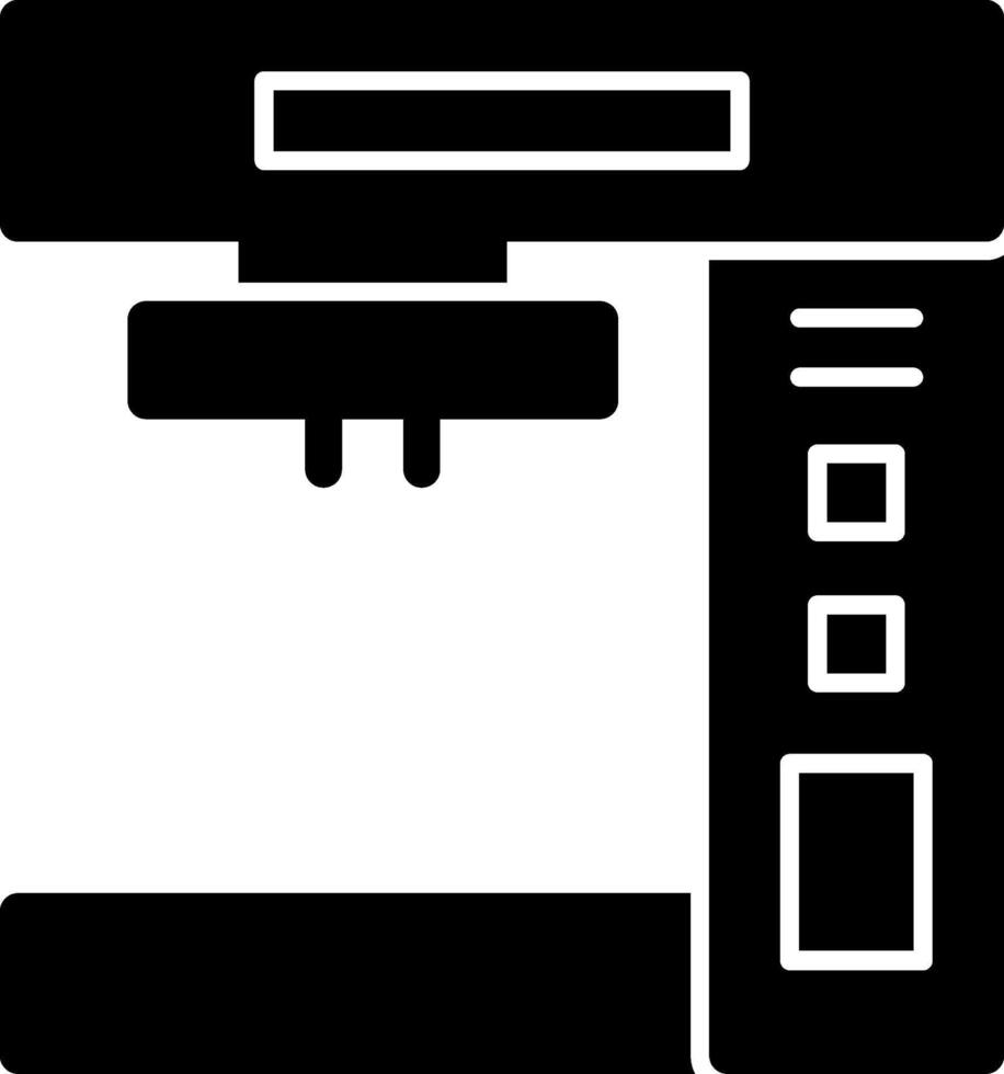Coffee Maker Glyph Icon vector