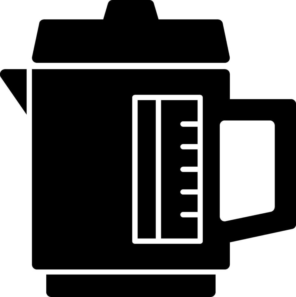 Kettle Glyph Icon vector