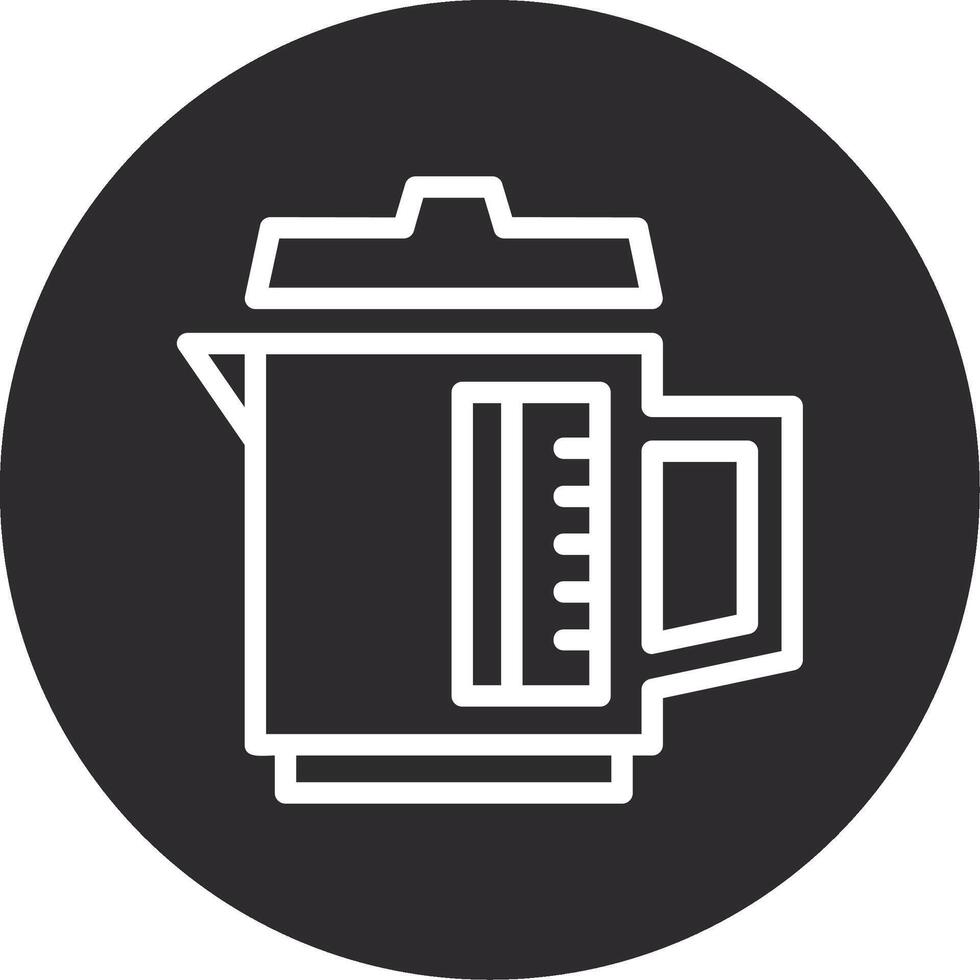 Kettle Inverted Icon vector