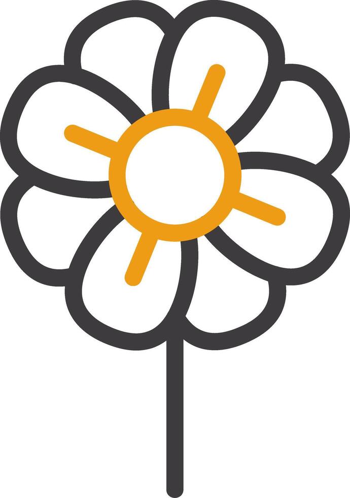 Plant Glyph Two Color Icon vector