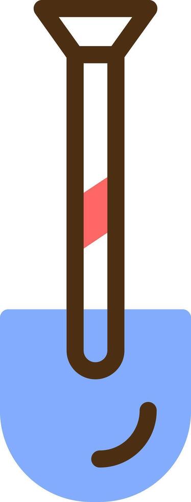 Shovel Color Filled Icon vector
